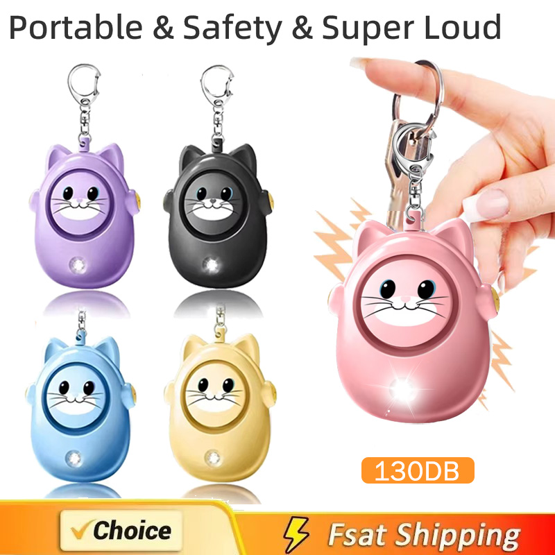 Personal Alarm Keychain - Lumière d'alarme d'auto-défense personnelle en forme