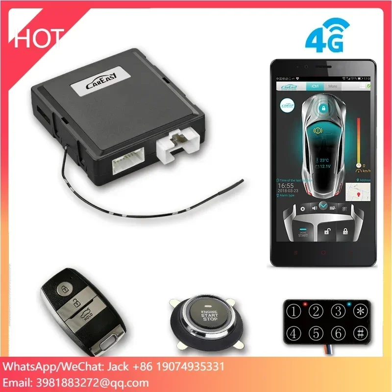 Door Stop Alarm - Système d'alarme de voiture 4G GPS/GSM