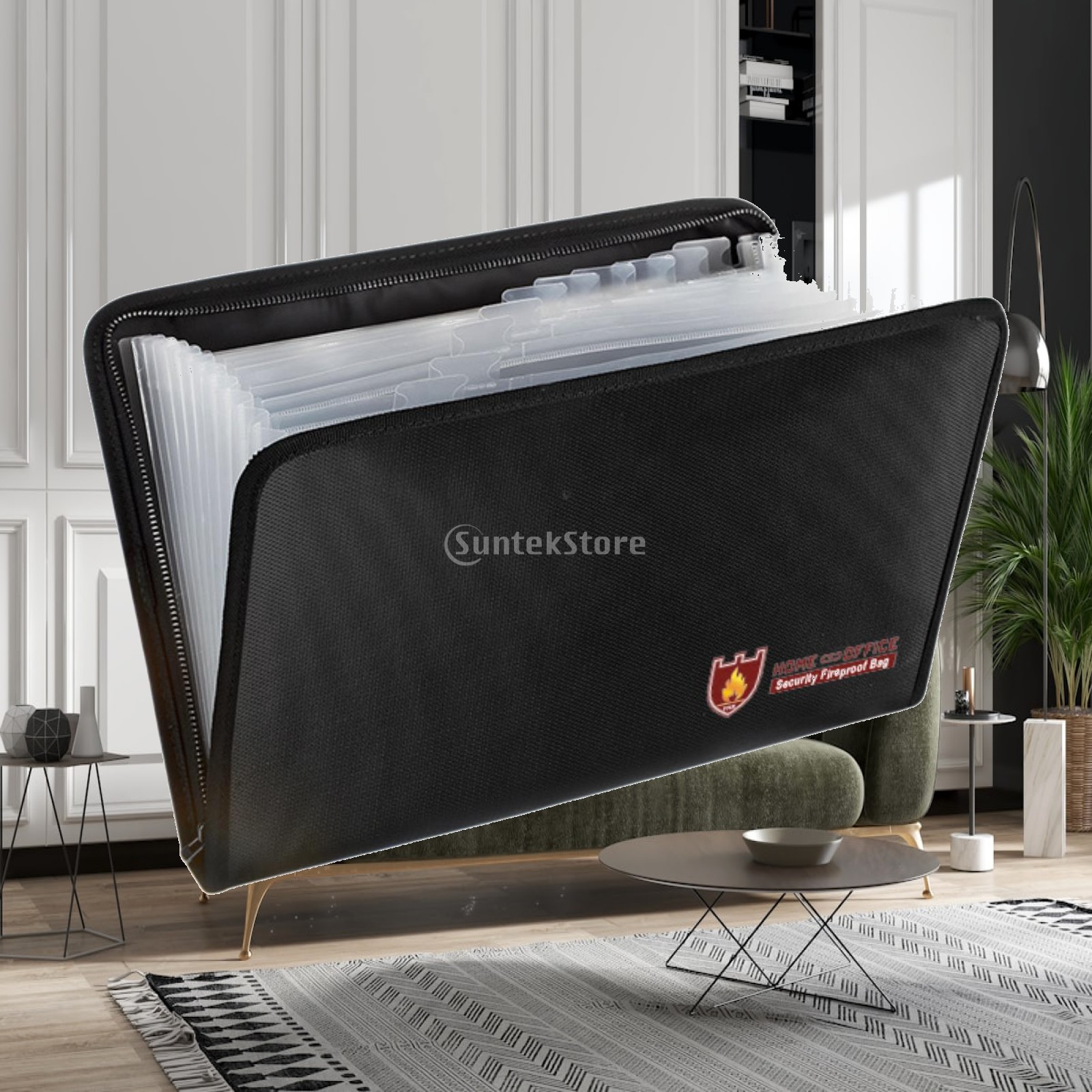 Fire Safe Document - Sac de rangement ignifuge pour documents,