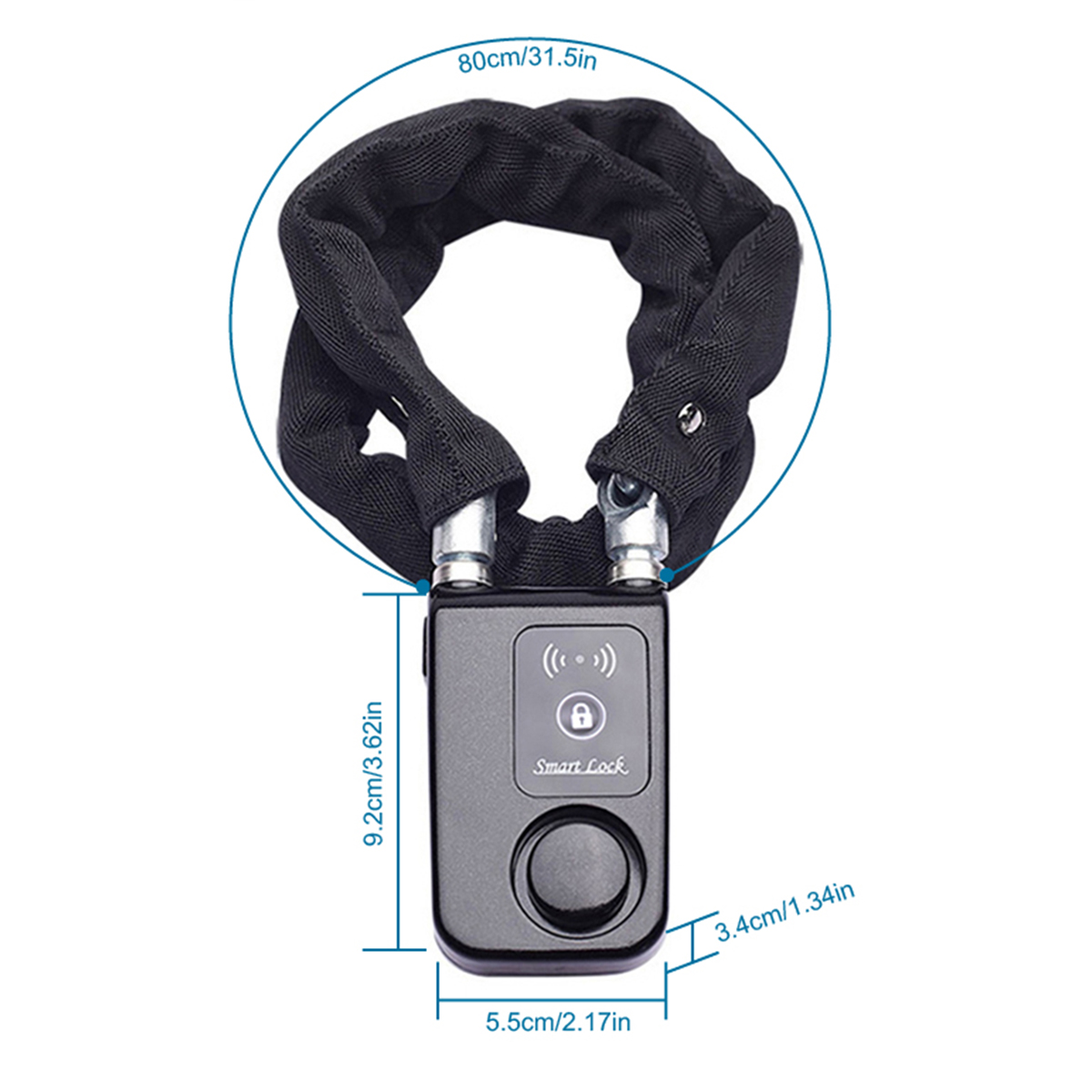 Security Chain Door - Serrure de chaîne intelligente Bluetooth sans