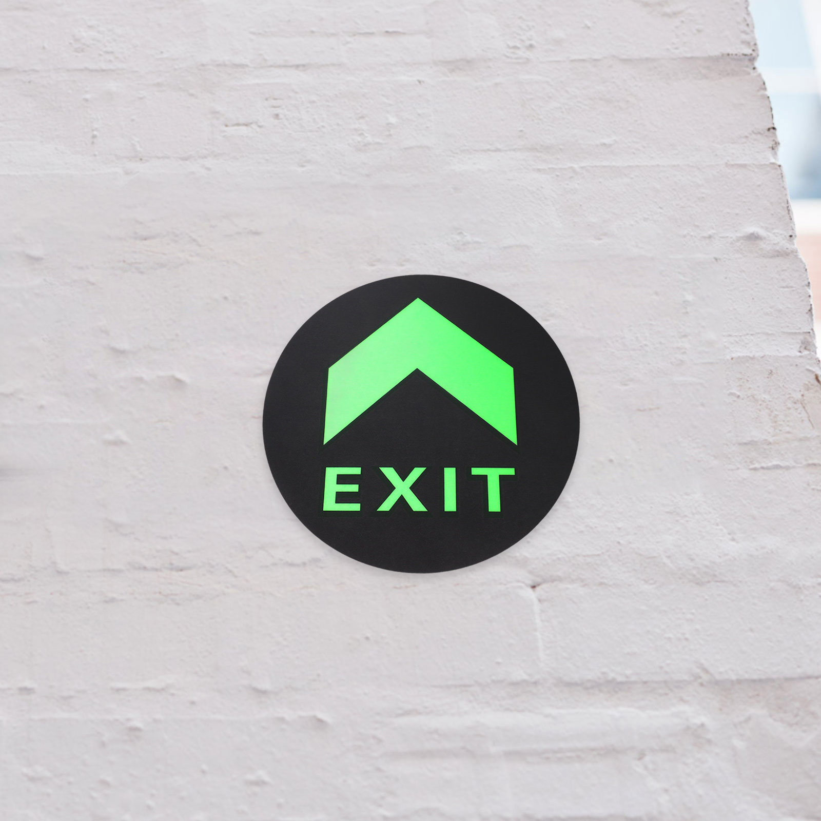 Emergency Exit Sign - Autocollants de signalisation de sortie lumineux