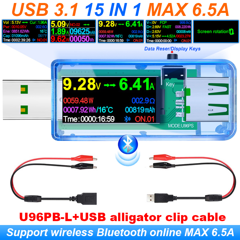 Co Detector Plug - Testeur USB 15 en 1, voltmètre