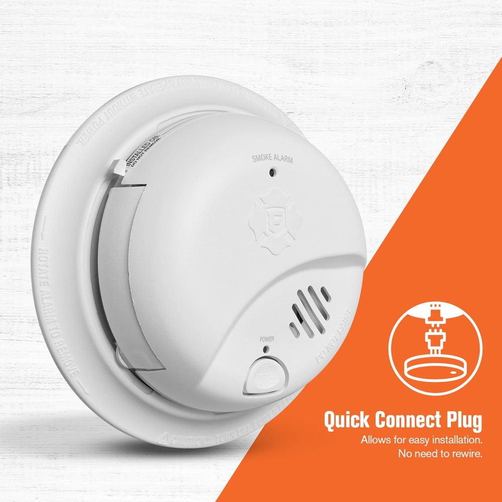 Smoke Detector Interconnected - Détecteur de fumée interconnectable filaire avec