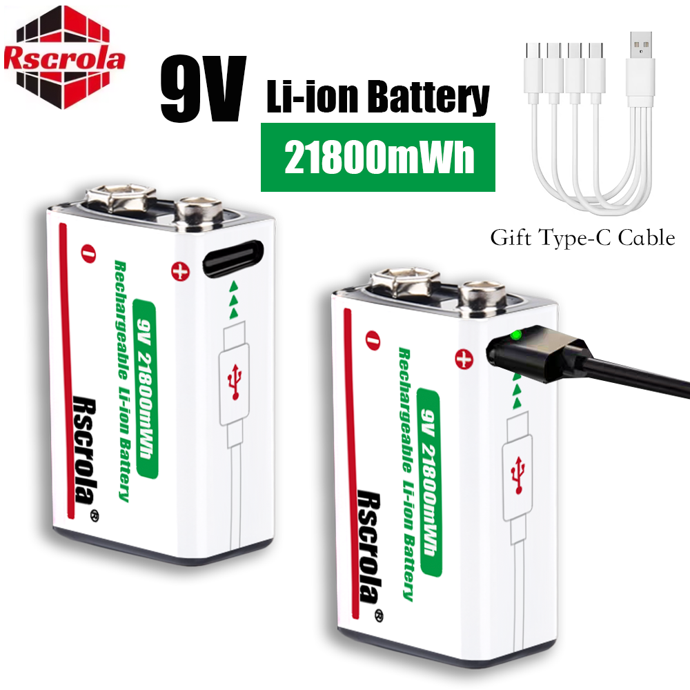 Smoke Detector Interconnected - Batterie Lithium-ion Rechargeable de Type C