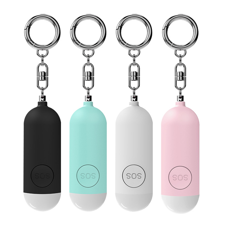 Personal Alarm Keychain - Alarme de défense personnelle rechargeable avec