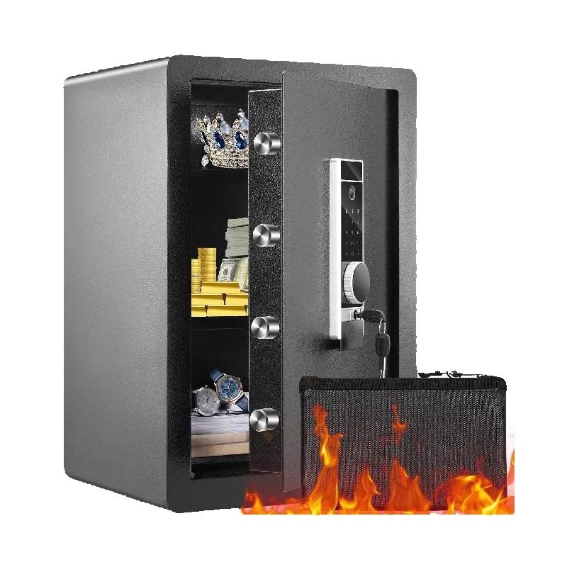 Fire Safe Document - SucceBuy coffre-fort électrique 2.2/1.8 pieds cubes,