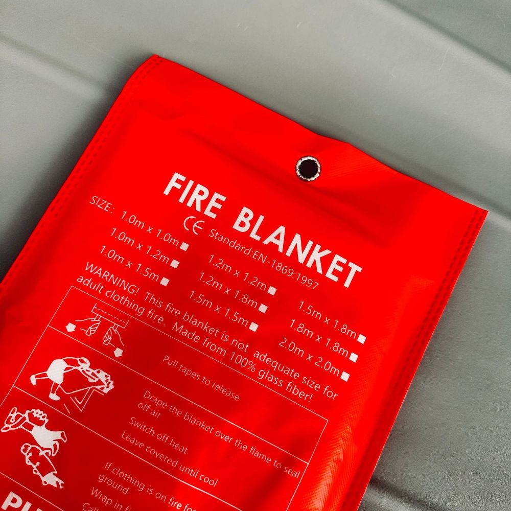 Fire Blanket Kitchen - Couverture anti-feu d'urgence, bouclier de sécurité,