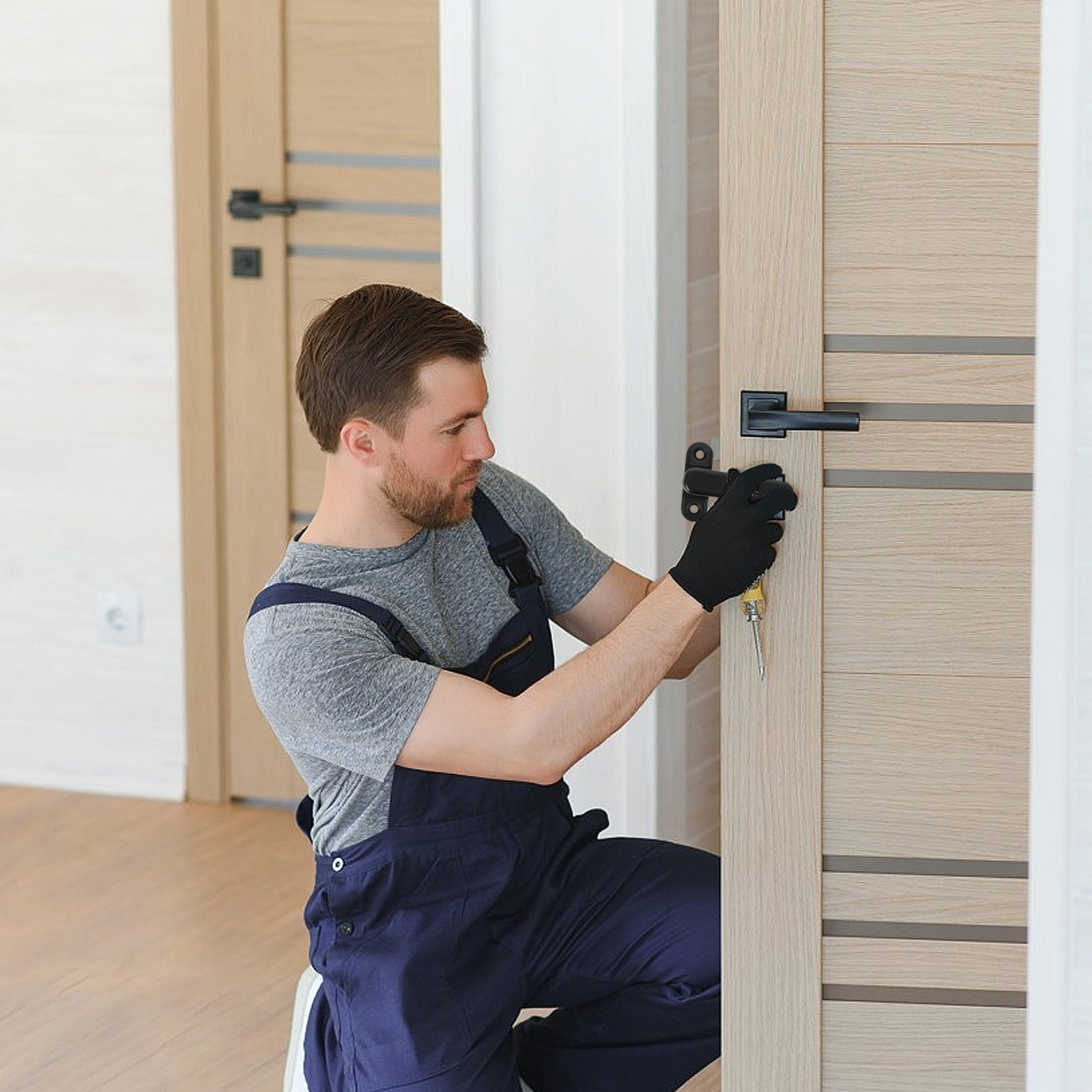 Door Stop Alarm - Alarme de porte portable antivol, bloqueur
