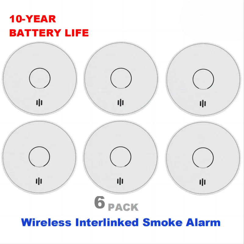 Smoke Detector Interconnected - Détecteur de fumée interconnecté sans fil,