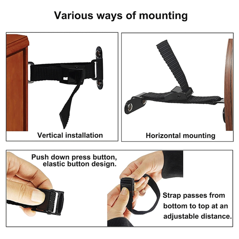 Earthquake Anchor Strap - FYBL-ancre murale pour meubles, sangles anti-basculement