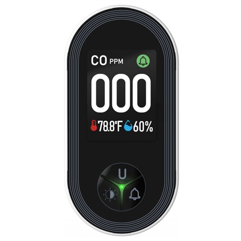 Co Detector Plug - A93PHOT! Détecteur de température et d'humidité,