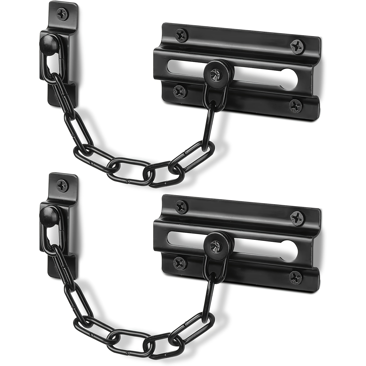 Security Chain Door - Lot de 2 chaînes de sécurité