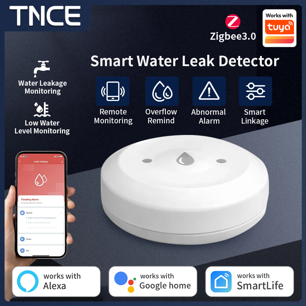 Water Alarm Sensor - Détecteur de fuite d'eau intelligent Tuya