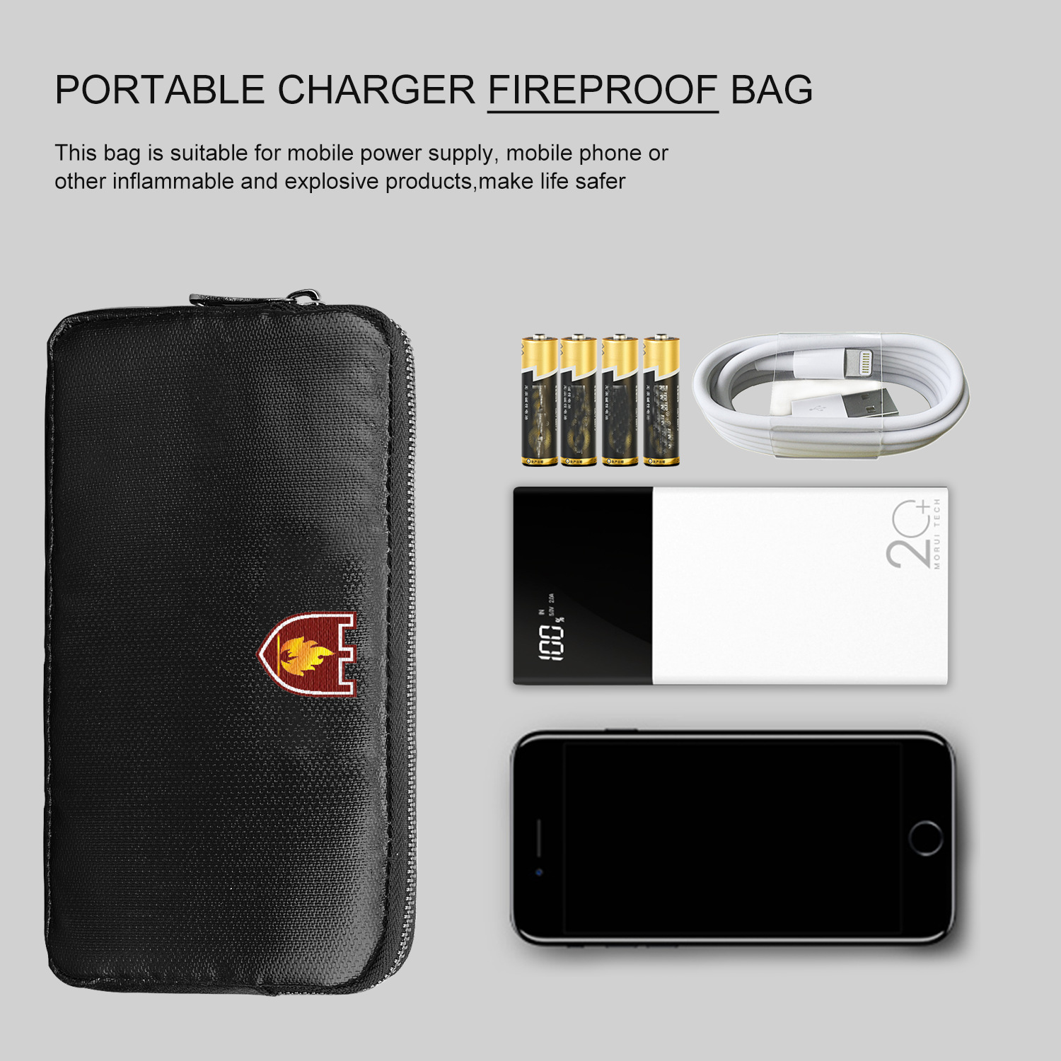Fire Safe Document - Sac ignifuge pour documents, sac ignifuge