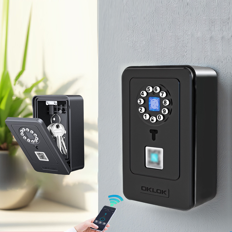 Lockbox Key Secure - Coffre-fort intelligent à empreinte digitale pour