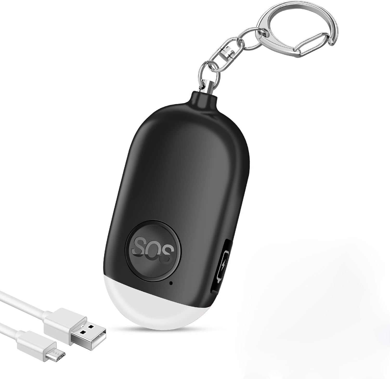 Personal Alarm Keychain - Porte-clés d'alarme sonore de sécurité personnelle