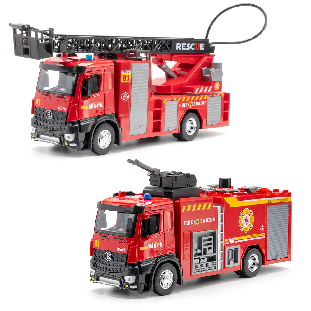 Fire Escape Ladder - Camions de pompiers à échelle 1:18,