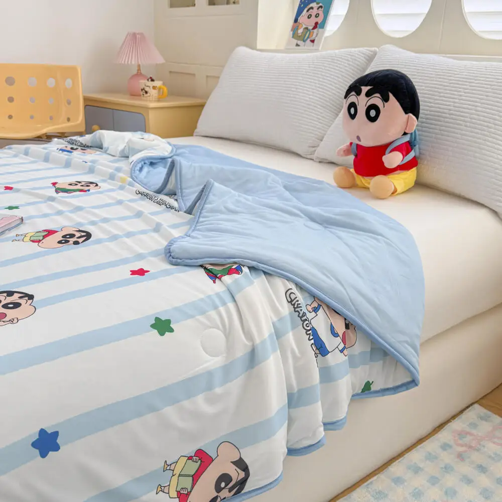 Fire Blanket Kitchen - Couverture d'été Kawaii Crayon Shin-Chan, motif