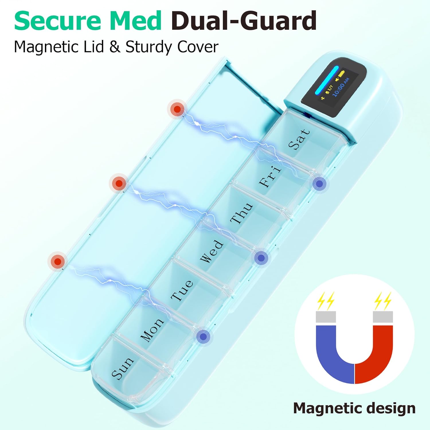 Organisateur de pilules intell - Medicine Cabinet Lock avis et prix