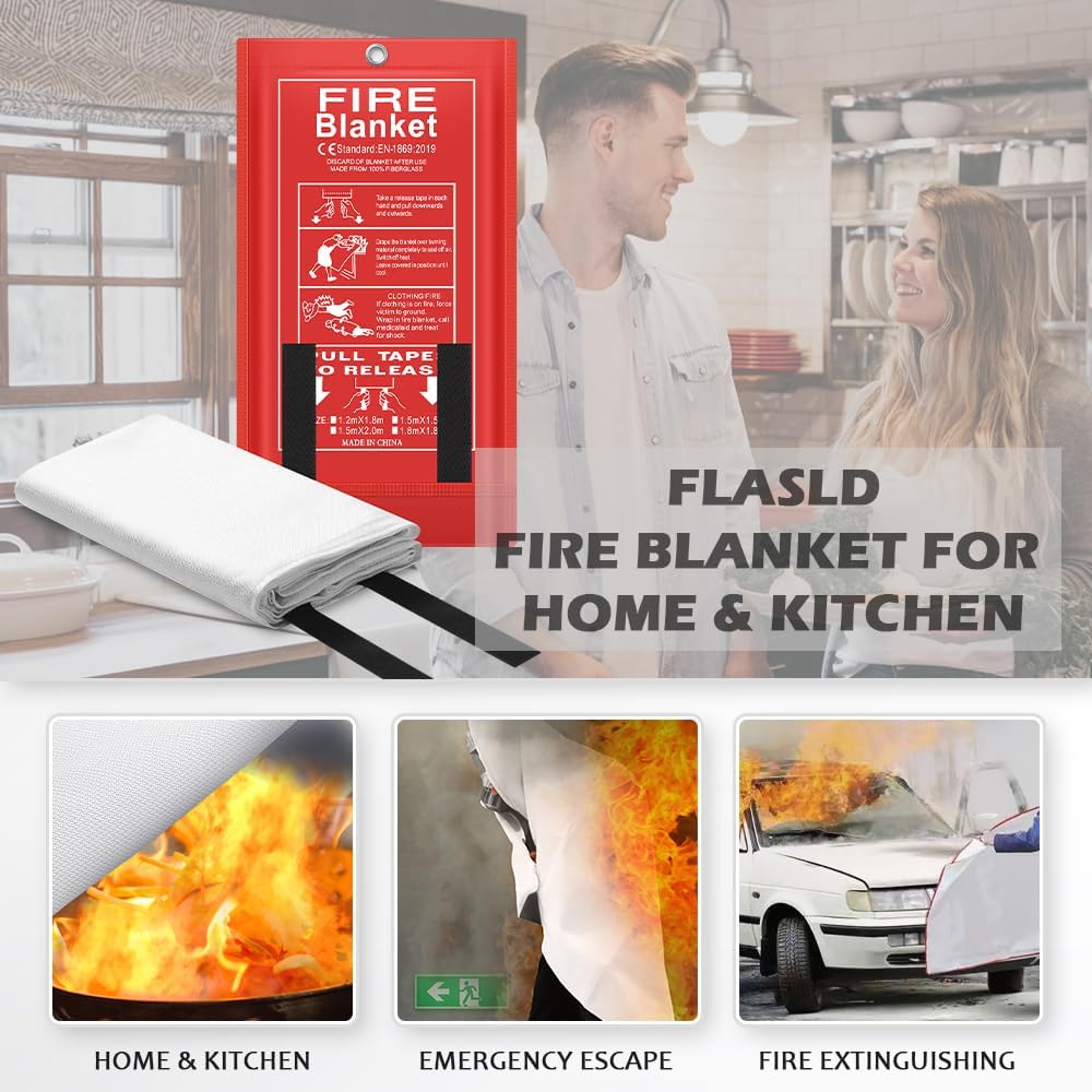 Couverture anti-feu d'urgence  - Fire Blanket Kitchen avis et prix