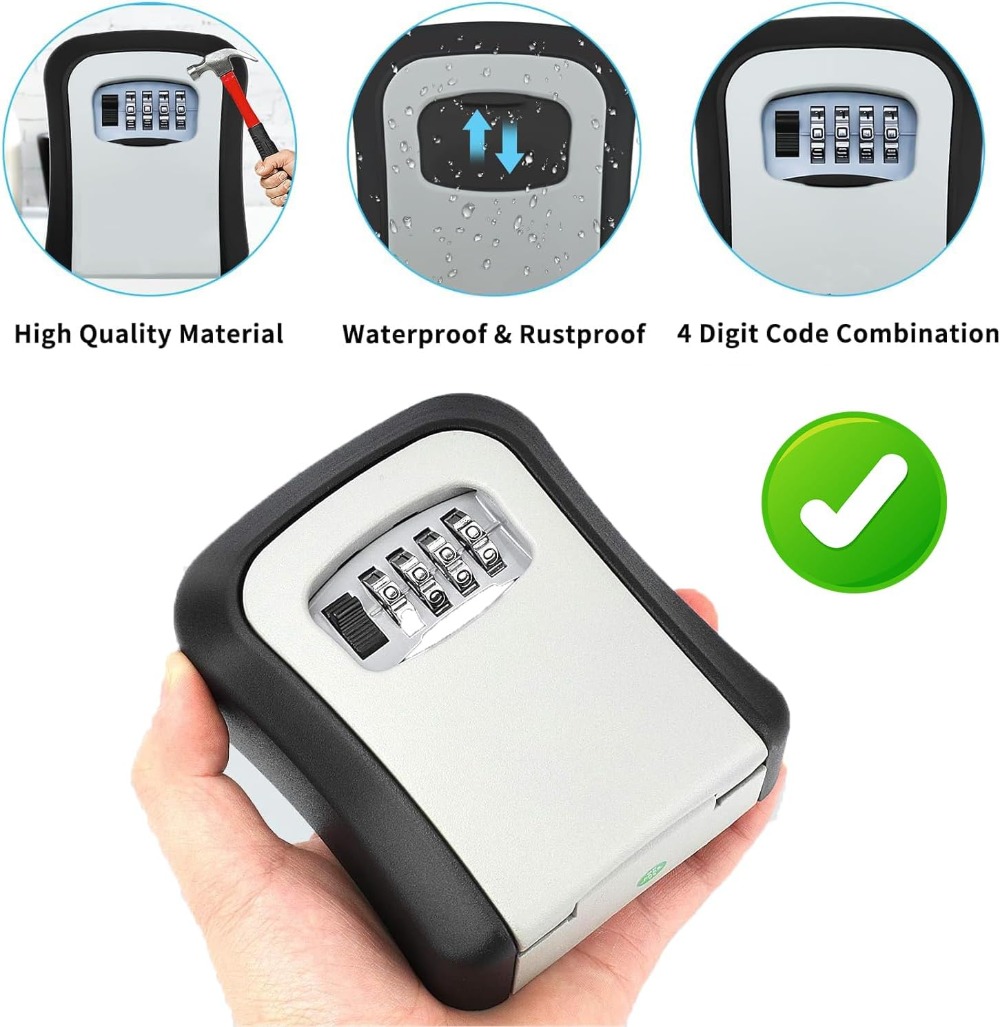 Coffre-fort mural étanche, boî - Lockbox Key Secure avis et prix