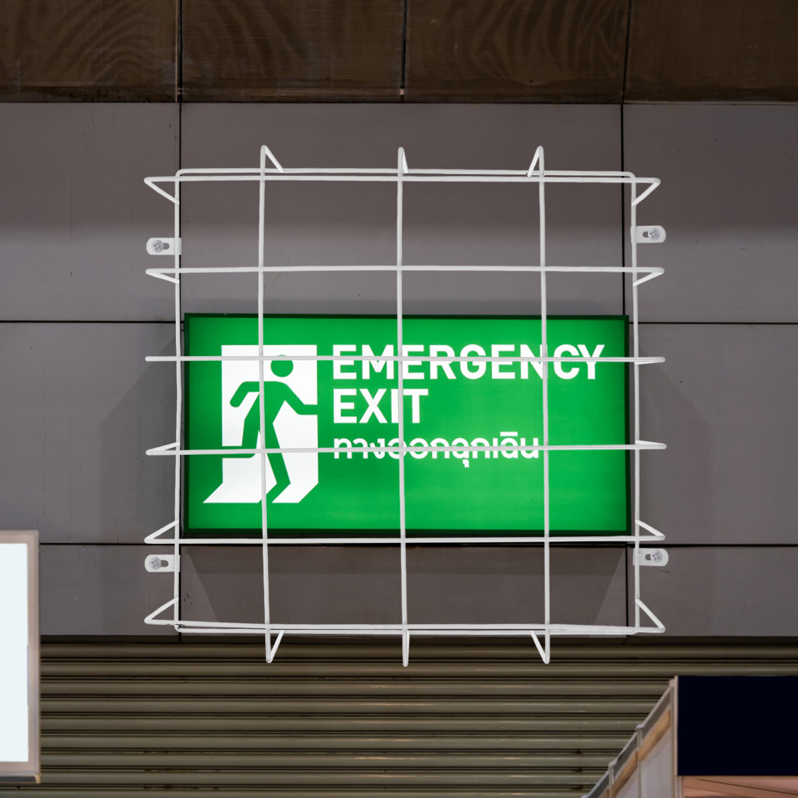 Grille de protection en treill - Emergency Exit Sign avis et prix