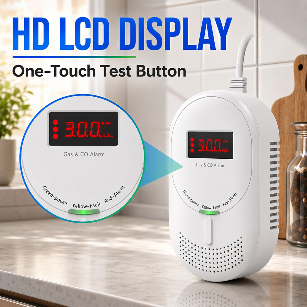 Détecteur de gaz et de monoxyd - Co Detector Plug avis et prix