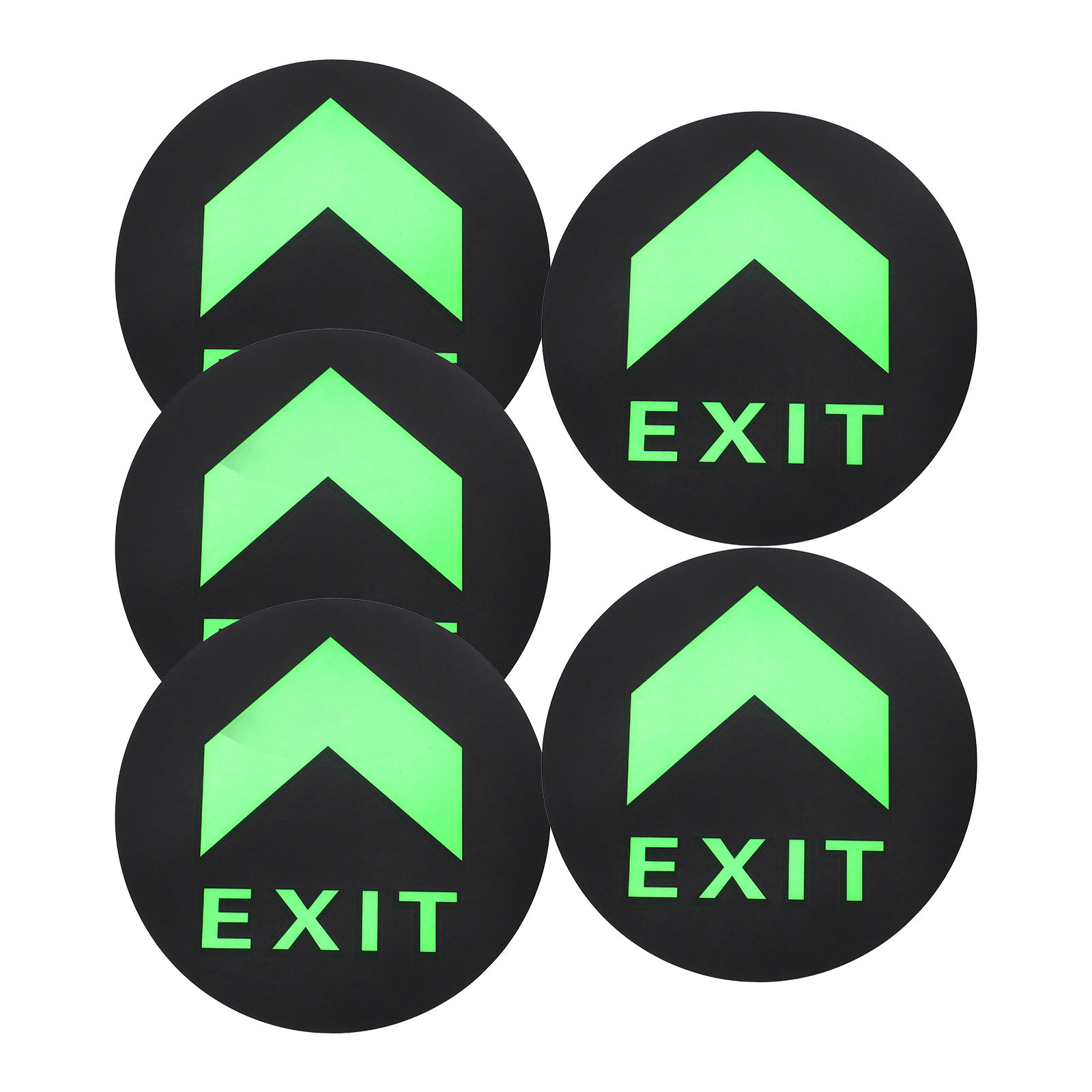 5 autocollants de sécurité lum - Emergency Exit Sign avis et prix