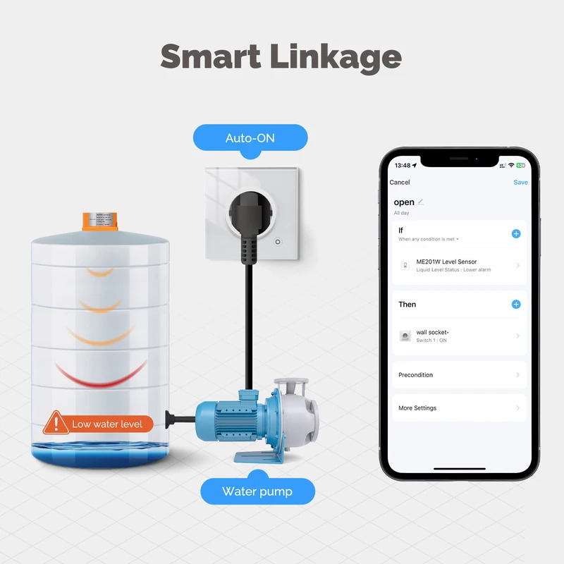 MOES Tuya WiFi/ZigBee Smart Wa - Water Alarm Sensor avis et prix
