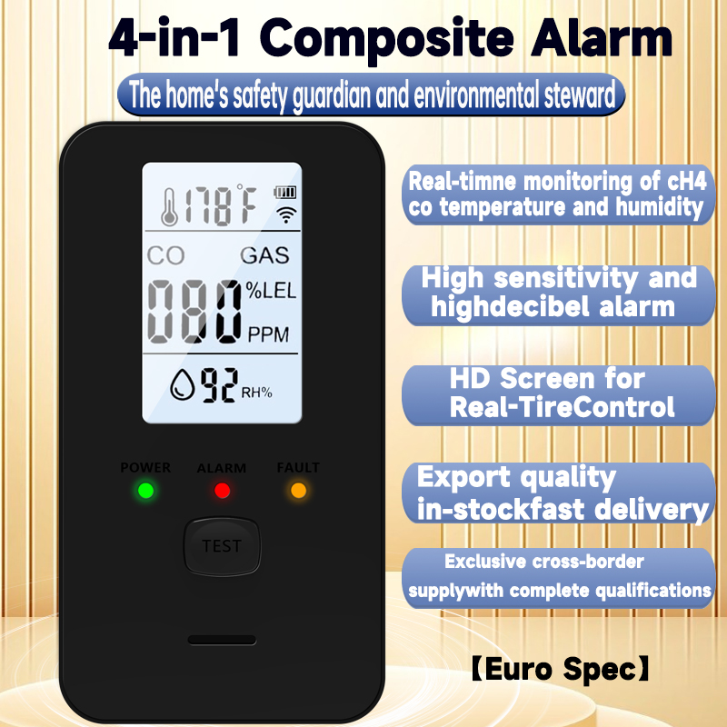 Détecteur de gaz 4 en 1, alarm - Co Detector Plug avis et prix