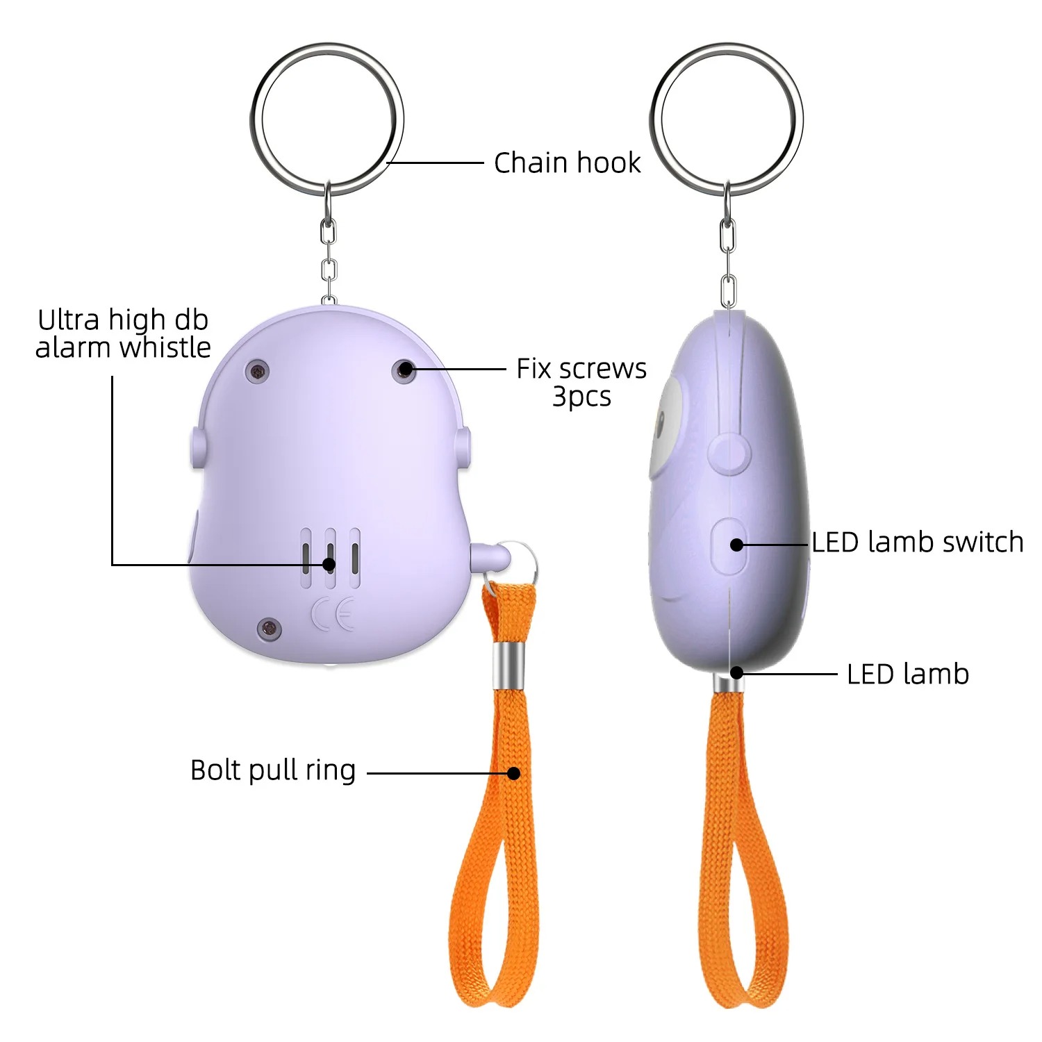 Alarme personnelle de défense  - Personal Alarm Keychain avis et prix