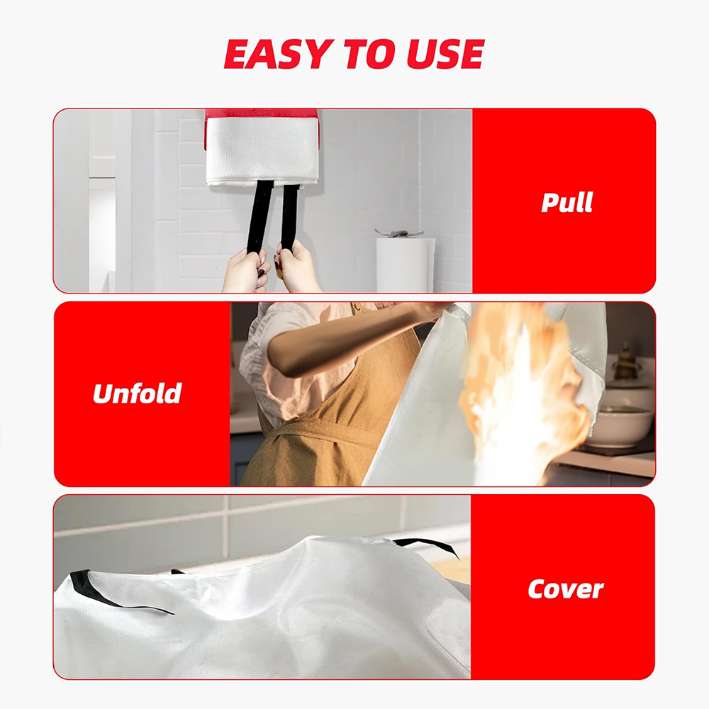 Couverture anti-feu 2 paquets  - Fire Blanket Kitchen avis et prix