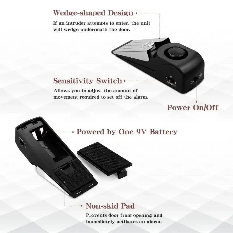 ZEXEF mini protection de sécur - Door Stop Alarm avis et prix