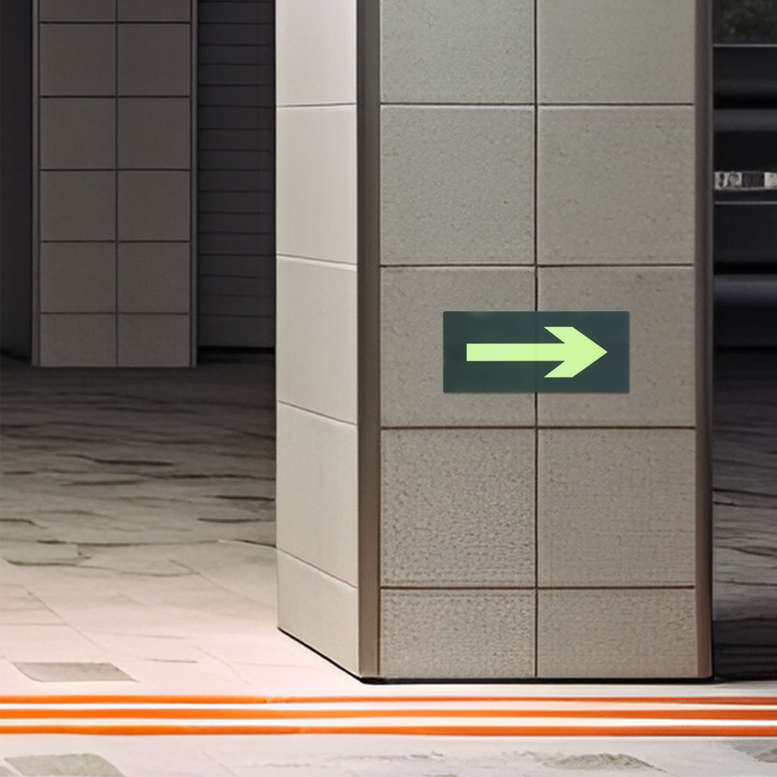 Autocollants fléchés photolumi - Emergency Exit Sign avis et prix