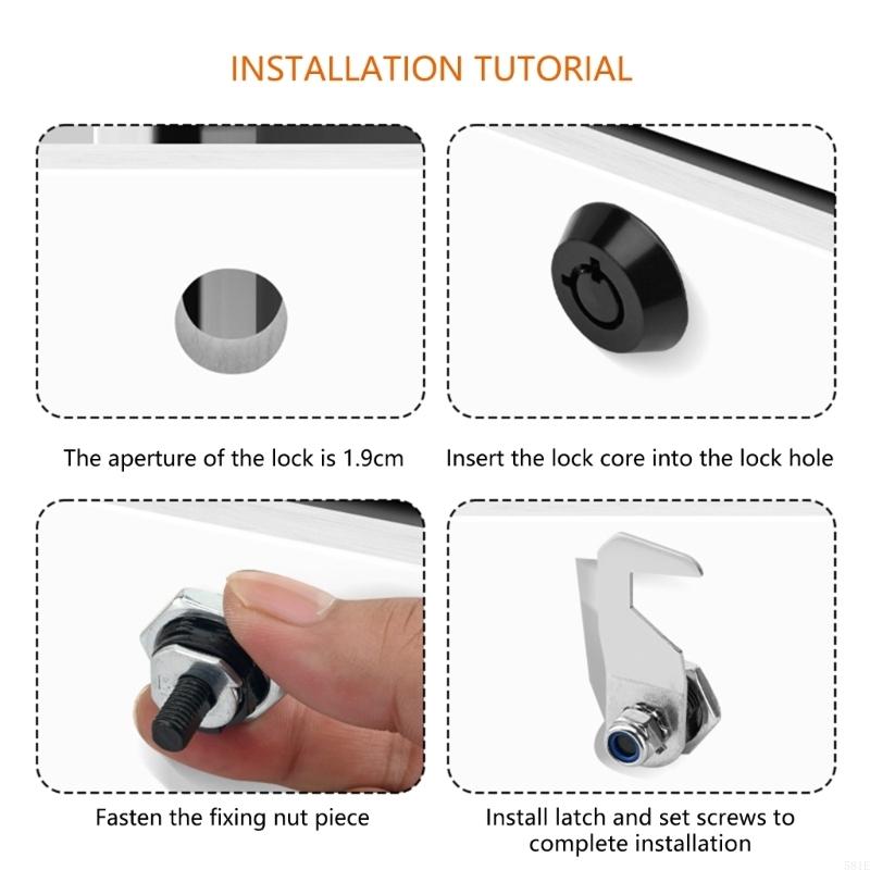 581E 2 pièces serrures à cames - Lockbox Key Secure avis et prix