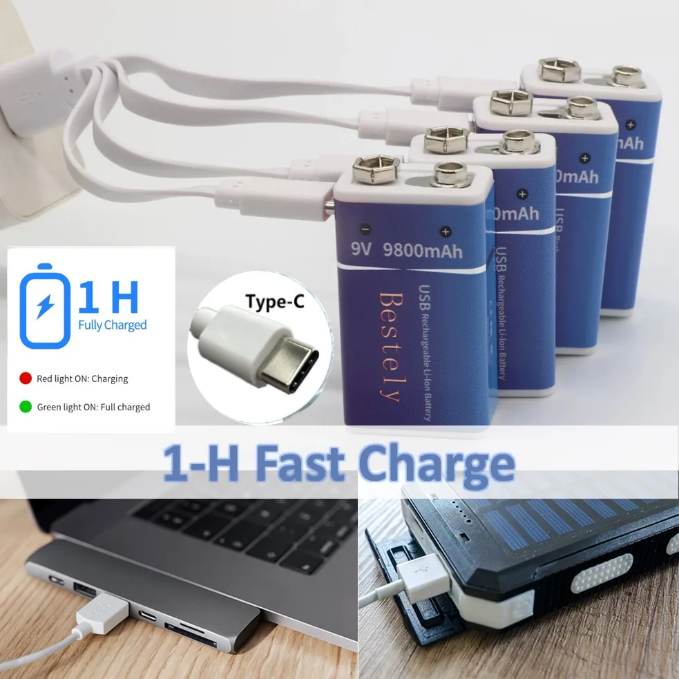 Batterie rechargeable 9V, gran - Smoke Detector Interconnected avis et prix