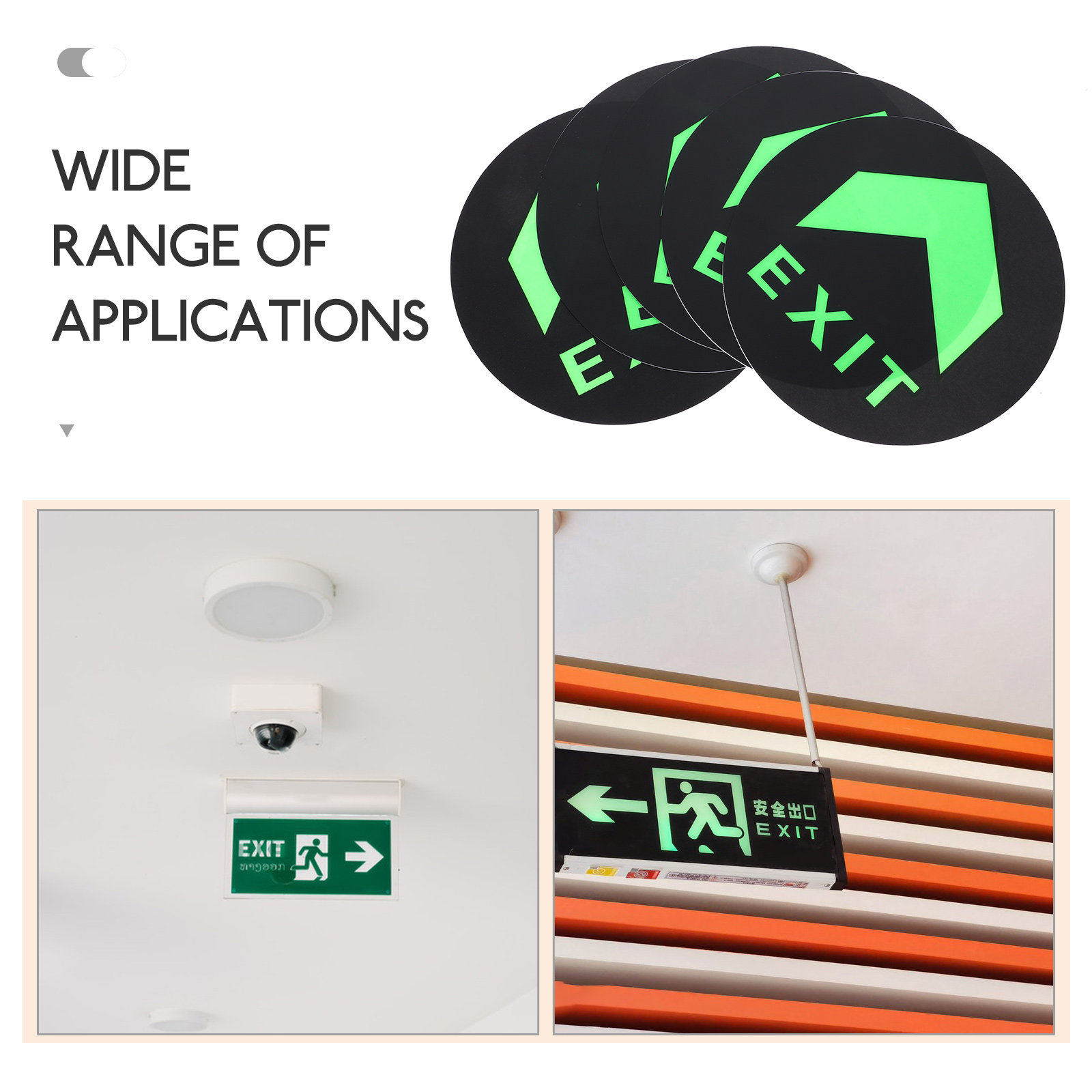 5 autocollants de signalisatio - Emergency Exit Sign avis et prix