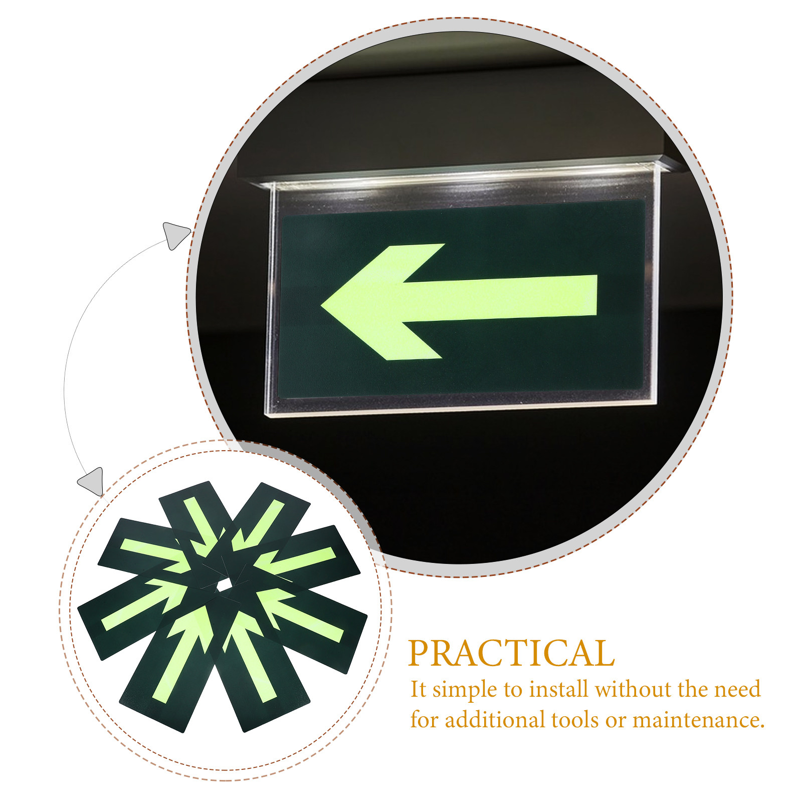 Autocollants de direction de s - Emergency Exit Sign avis et prix