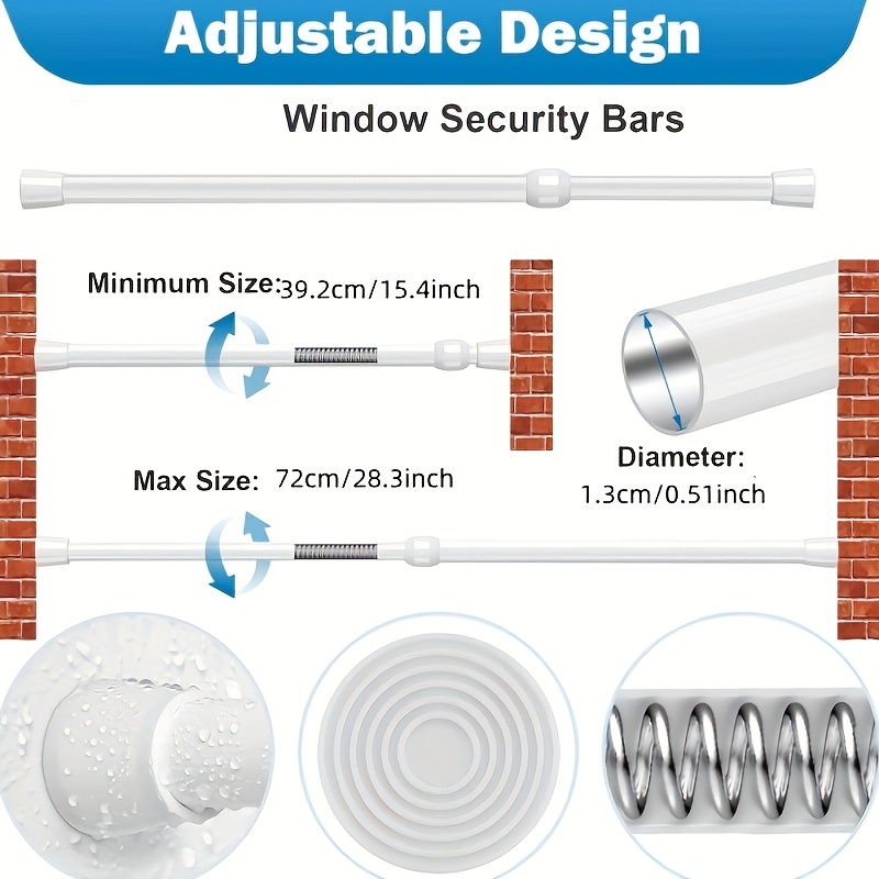 Barre de sécurité réglable en  - Window Lock Bar avis et prix