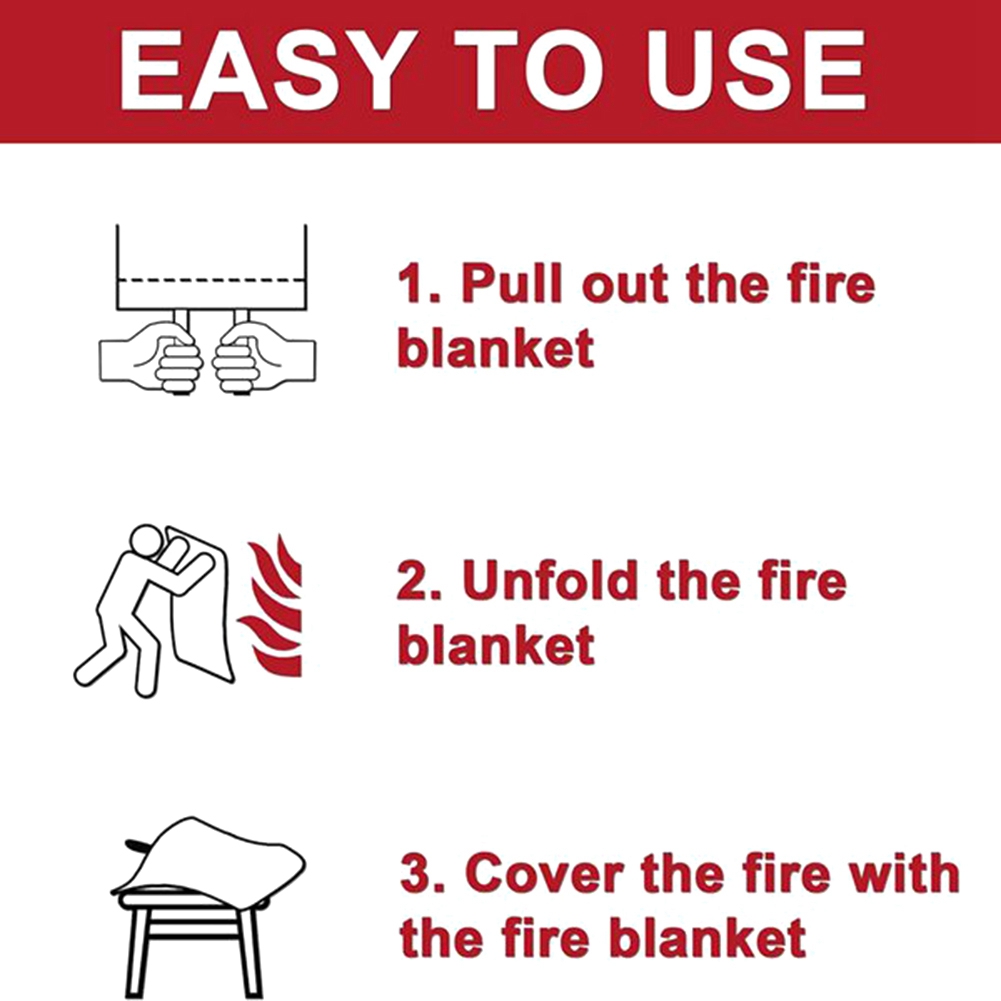 Couverture anti-feu d'urgence  - Fire Blanket Kitchen avis et prix