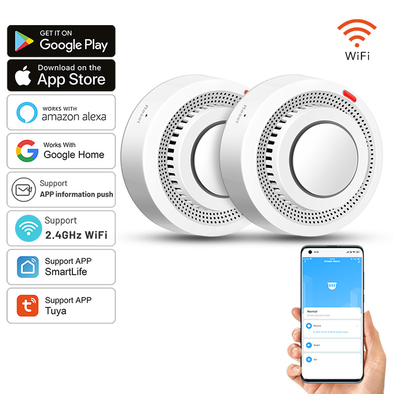Lot de 2 détecteurs de fumée i - Smoke Detector Interconnected avis et prix