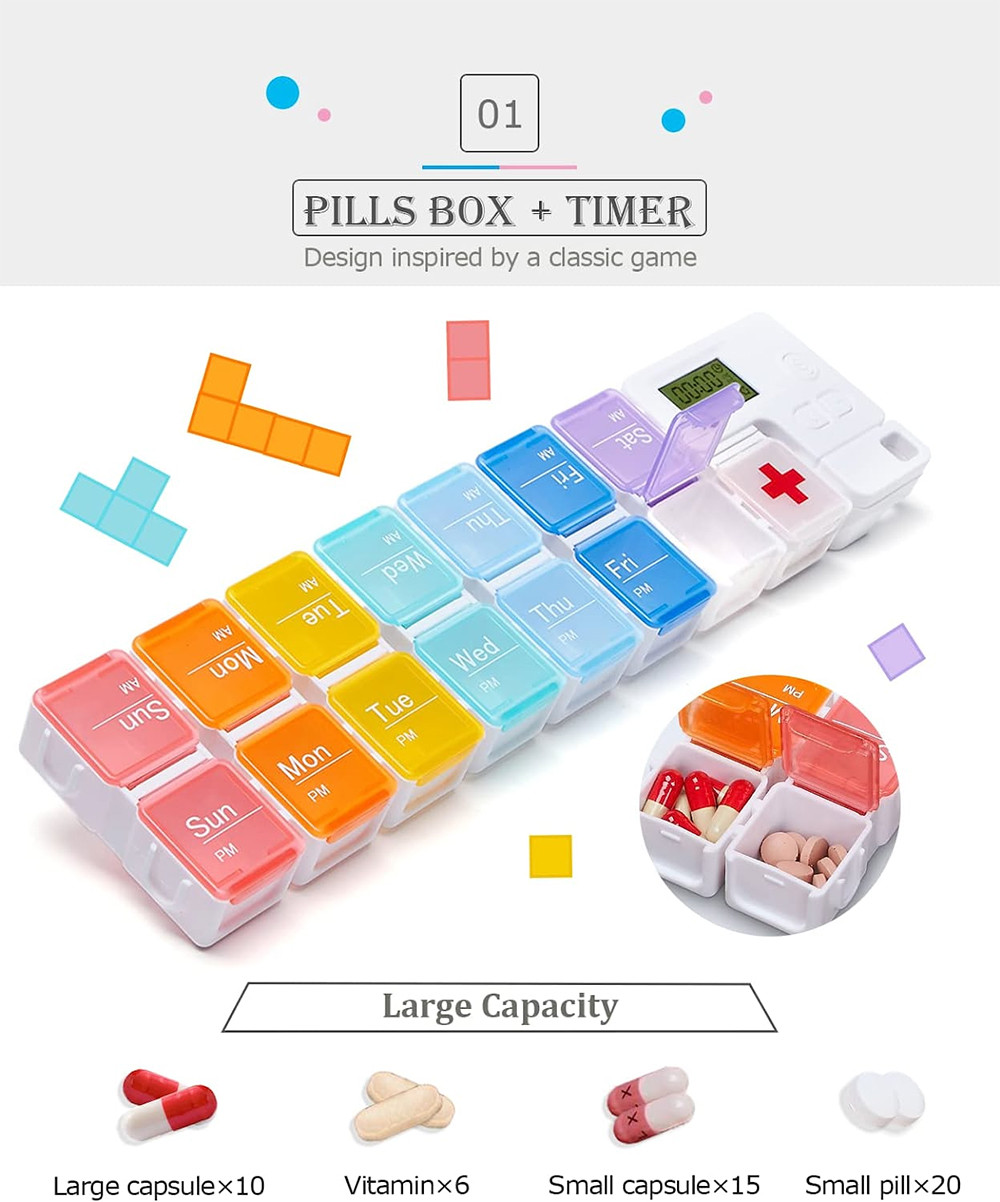 Organisateur de pilules de 7 j - Medicine Cabinet Lock avis et prix