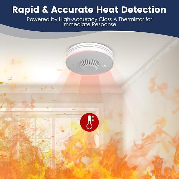 Alarme de fumée et de chaleur  - Smoke Detector Interconnected avis et prix
